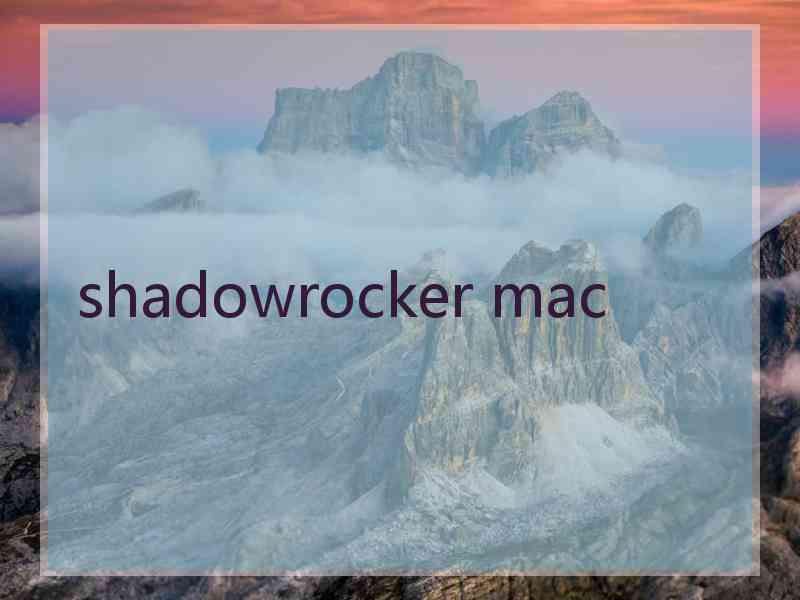 shadowrocker mac