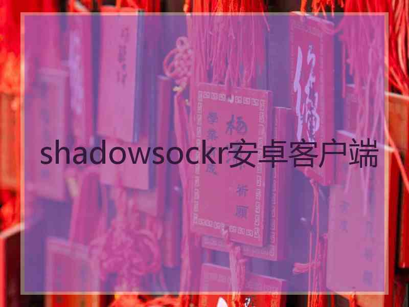 shadowsockr安卓客户端
