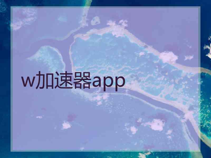 w加速器app